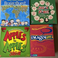 New Kids Games $10   (Ages 8+, 9+, 10+ and 12+ )