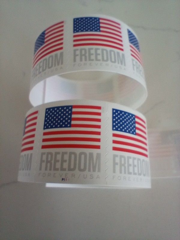 Sealed Roll of 100 Forever Stamps, $73 Retail