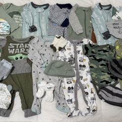 Baby boy clothes, size nb, 0-3months