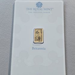 The Royal Mint 1g Gold Bar