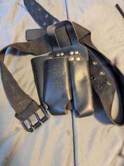 Klein Tools 5118PRS Leather Tool Holster with Belt