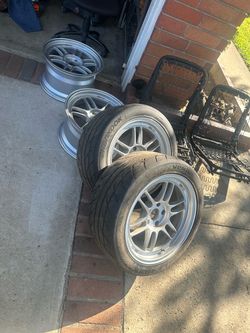 Enkei RPF1 Staggered set wheels