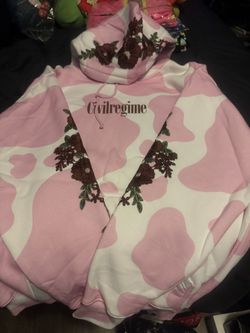 Cow Print Hoodie 