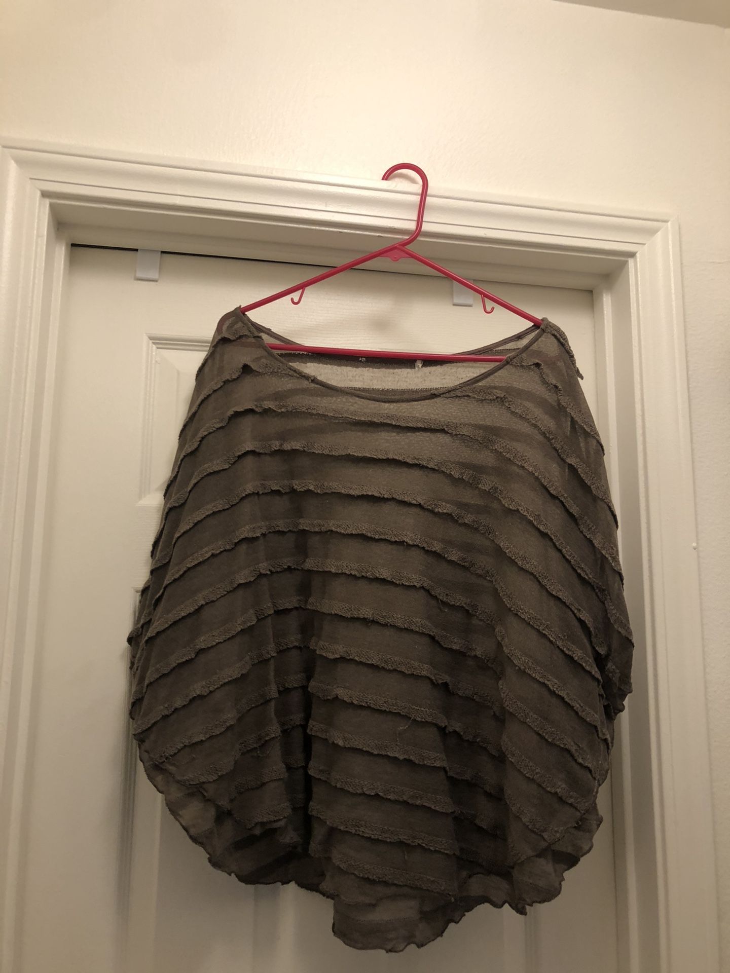 Women’s poncho top