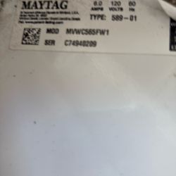 Maytag Washer  