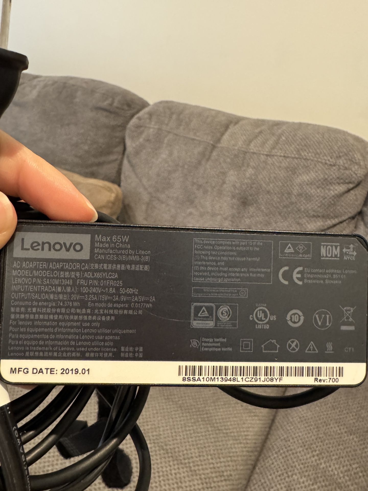 Lenovo Original Charger