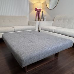 Havertys Gwyneth Cocktail Ottoman 