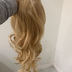 26 Inch Blonde Wig 