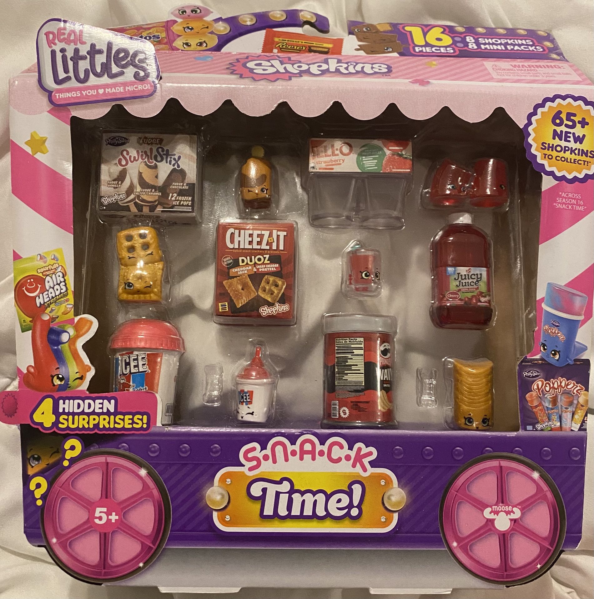 Shopkins Snack Time Set 16 Pc New
