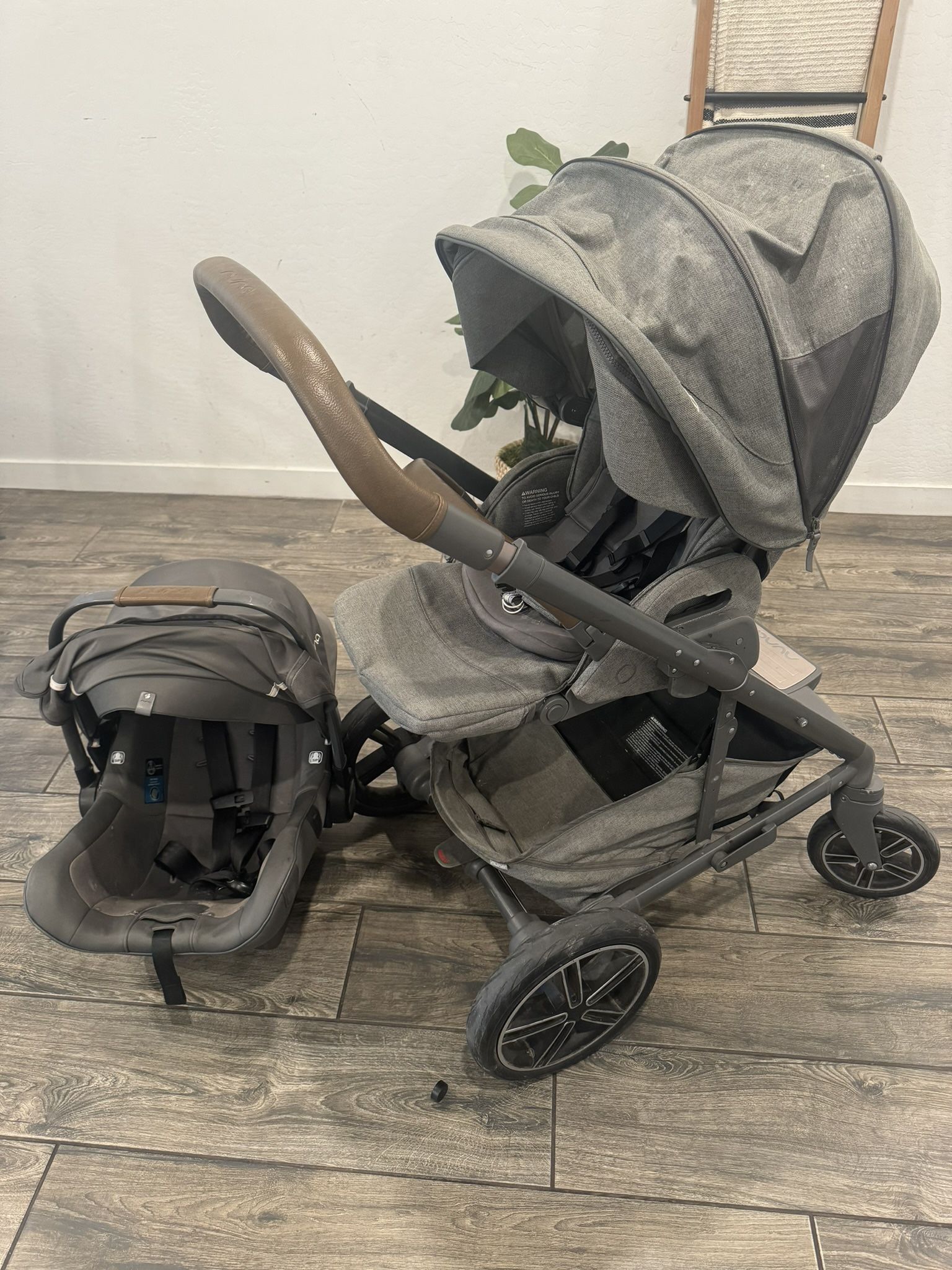 Nuna Stroller, Car Seat And Base
