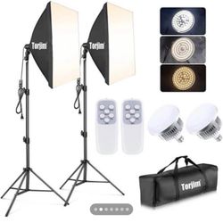 Torjim photography lighting kit, photo studio lighting