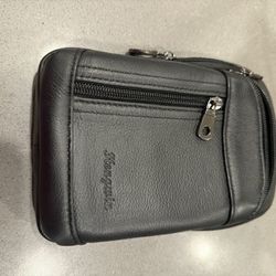 Leather Passport and Phone Anti-theft Holder
