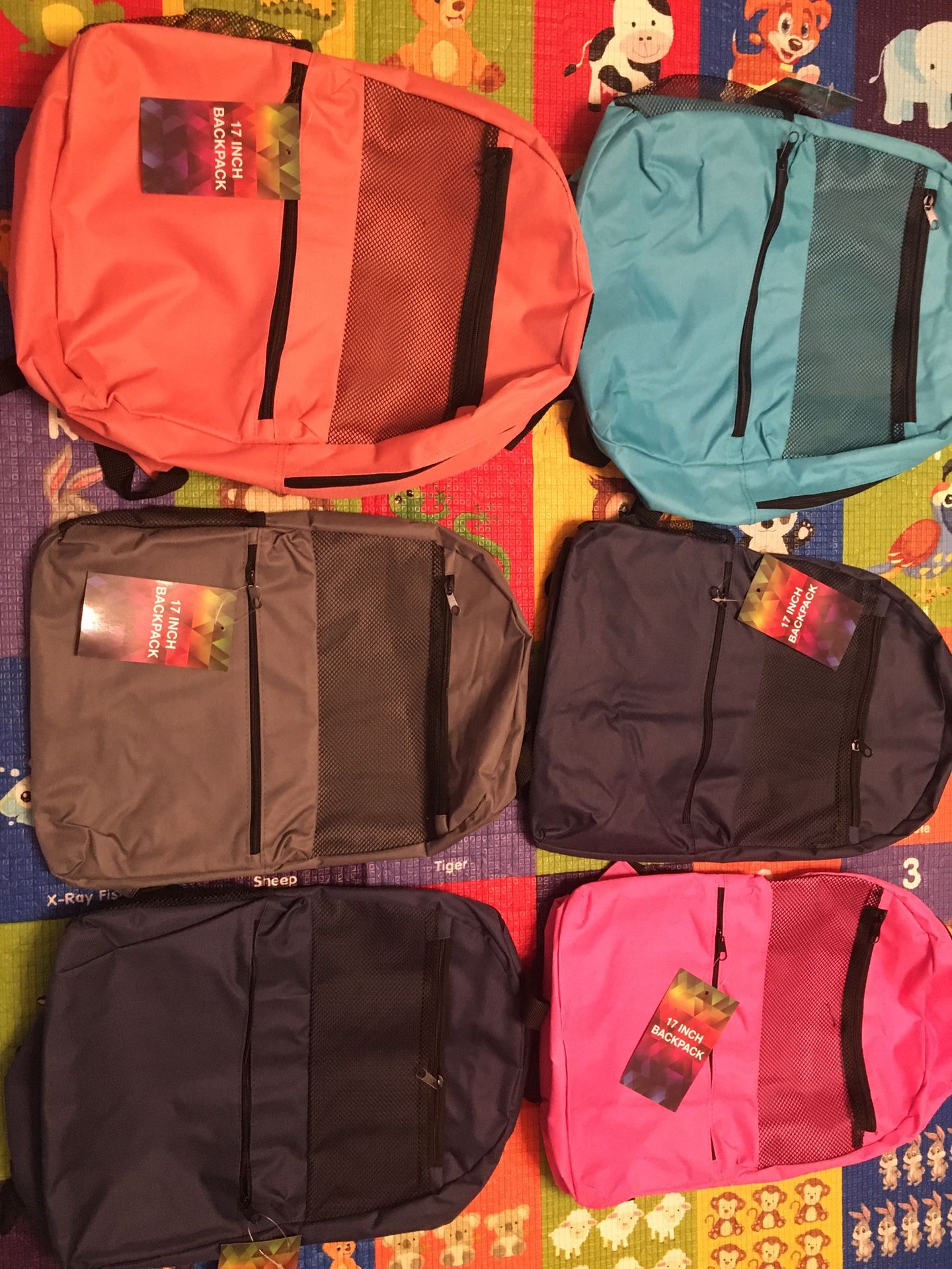 10$ Each Backpack Book pack