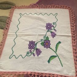 Servilletas De Punto De Cruz Nuevas