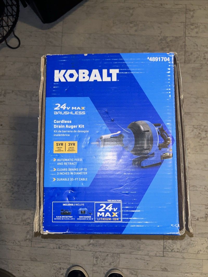 Cordless Auger 24volt kobolt