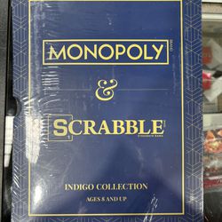 Monopoly And Scramble Indigo Collection