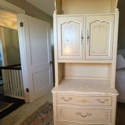 5 Pc Vintage Drexel Heritage La Fleur Bedroom Set