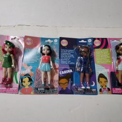 Friends Forever Club Girl Doll Delightful 5-inch Collectible Rare Set of 4