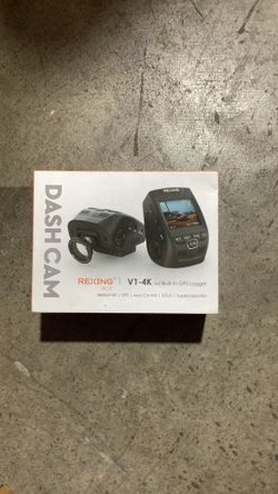 Rexing V1-4K Ultra HD Car Dash Cam w/ Built-in GPS Logger, Wi-Fi, and CPL Filter Included
