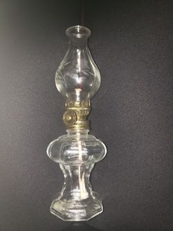 Princess House Crystal Oil Lamp