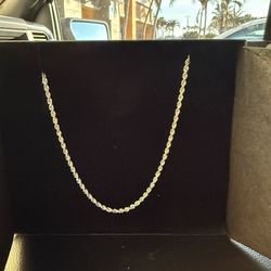 24 inch rope chain 925 silver