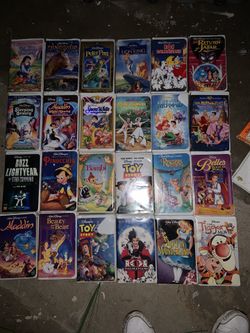 47 vhs Disney kids movies