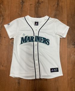 SEATTLE MARINERS Away Jersey MLB Size 46 Majestic Apparel HAS PATCH RD  DESCRIP 