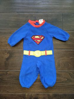 Infant Superman Halloween costume onsie