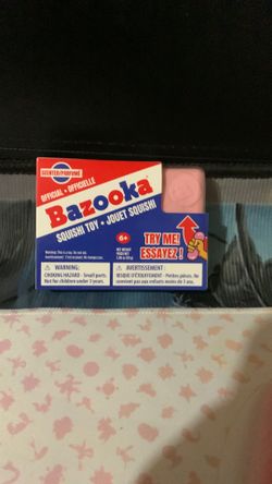 Bazooka squish toy scented official
