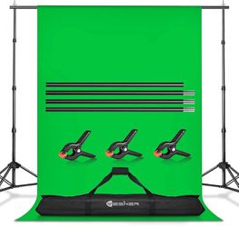 Professional Photography Chrome key Green Screen With Stand 9x13 Ft