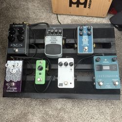 Guitar Pedals - Looper/Drum, Overdrive, Chorus, Distortion, Octave, Noise Gate