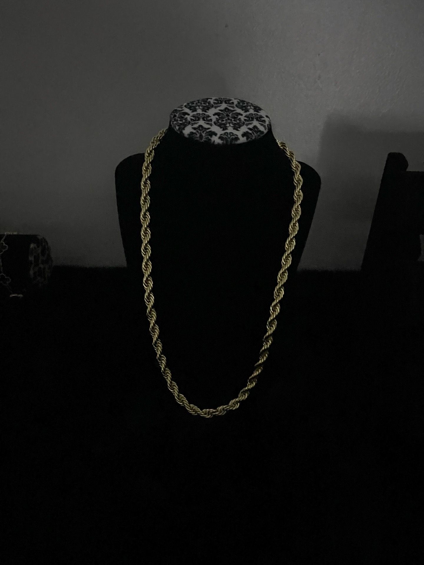 14k 8mm rope chain