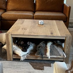 Custom White Oak Coffee Table 