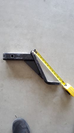 Drop tow hitch reciever