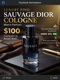 New! Out of the box! DIOR sauvage men’s cologne
