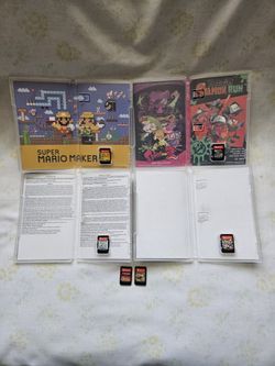 Nintendo Switch Video Games Super Mario 2 $30,Legend Of Zelda Breath Of The Wild $35,Other Games $15 Each Cartridges In Great Condition