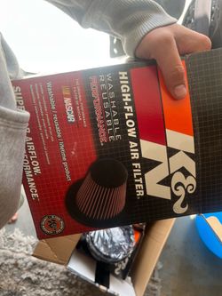 K&N high-flow air filter - never used