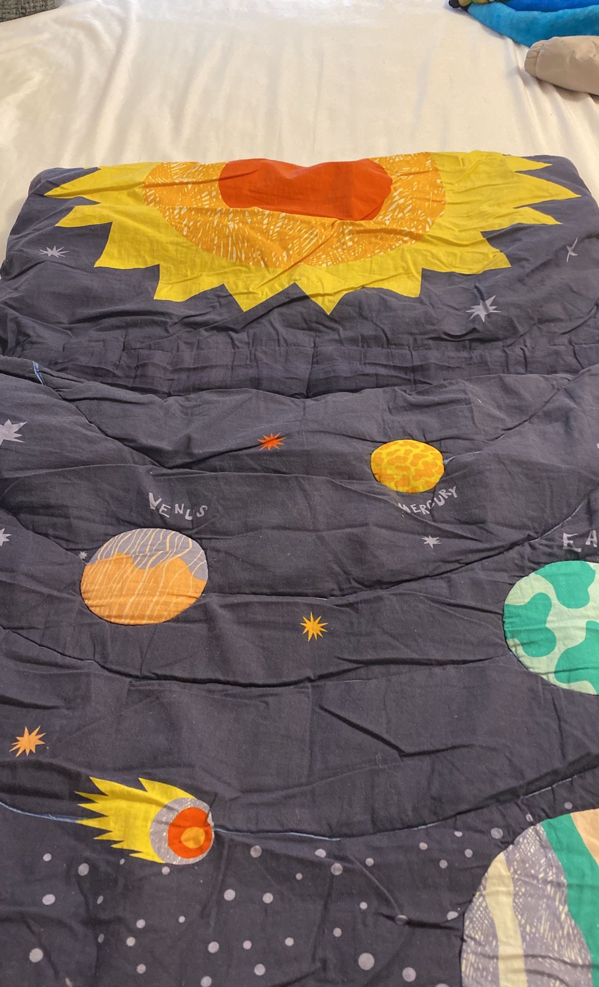 Sleeping bag for boys galaxy