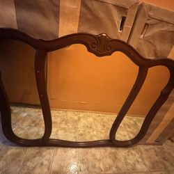 Giant Wood mirror