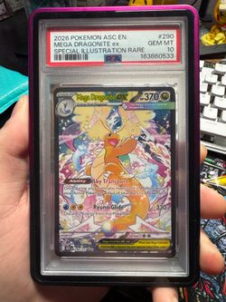 Pokemon TCG Mega Dragonite ex 290/217 Ascended Heroes SIR 2026 PSA 10