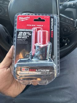 Milwaukee  m12  5.0 XC High output battery