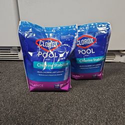 New Clorox Pool Chlorine Stabilizer- 2 Bags