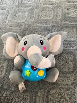 Plush Elephant Musical Baby Toy