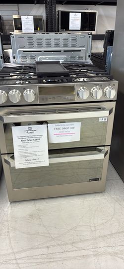 Fathers’ Day Special 🧓🎁 Get $1800 Off MSRP on LG Signature Dual Fuel, Double Oven Slide-In Range w/ ProBake Convection Tech✅✅