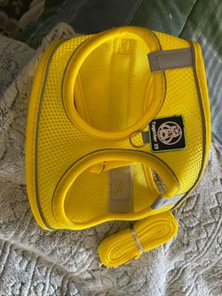 Bright Yellow Dog Harness – Size S/M
