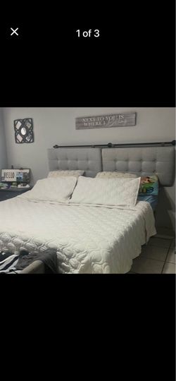 King hanging headboard