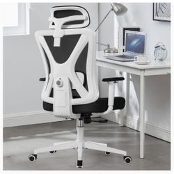 KERDOM Ergonomic Office Chair, Rolling Swivel Executive Desk Chair, Breathable Mesh Gaming Chair with Adjustable Headrest, 3D Armrest and Lumbar Suppo
