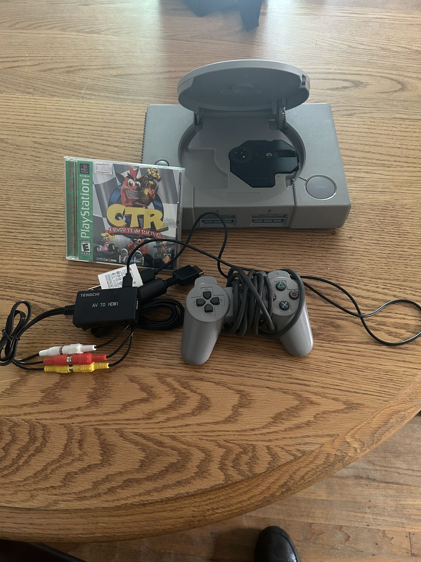 PlayStation 1 Console SCPH-9001 With Cords And 1 Controller Tested And Working