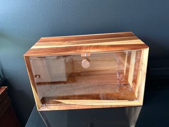Wooden Bread Box for Kitchen
