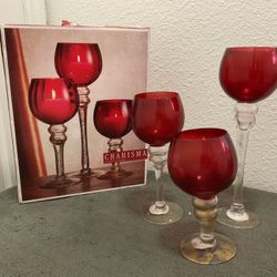 Charisma Hurricane Candle Holders – Set of 3 – NEW